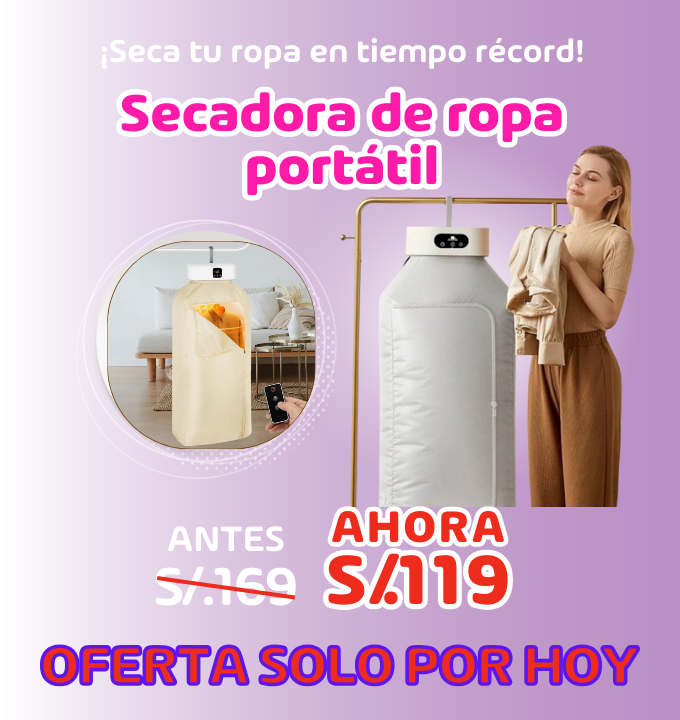 Secadora de ropa portátil